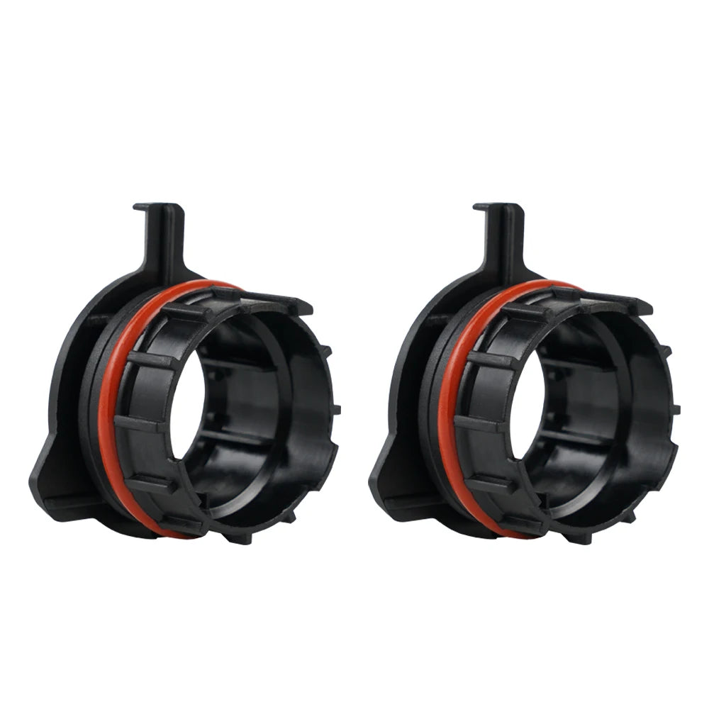 BEVINSEE 2pcs H7 LED Headlight Adapters Holders Lamp Base For Mercedes-Benz SLK Class SLK2