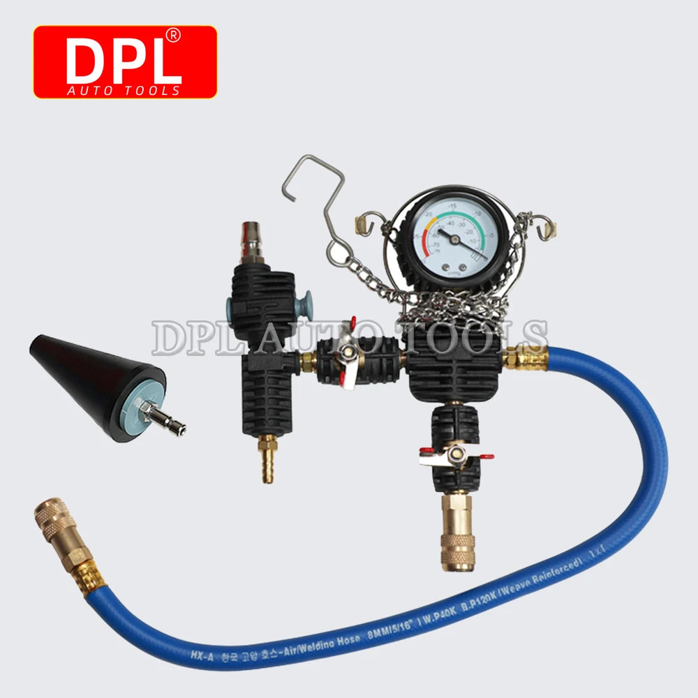 Car Radiator Coolant System Vacuum Purge Water Antifreeze Changer Coolant Refill Tool Kit With A - Automotive LED Light