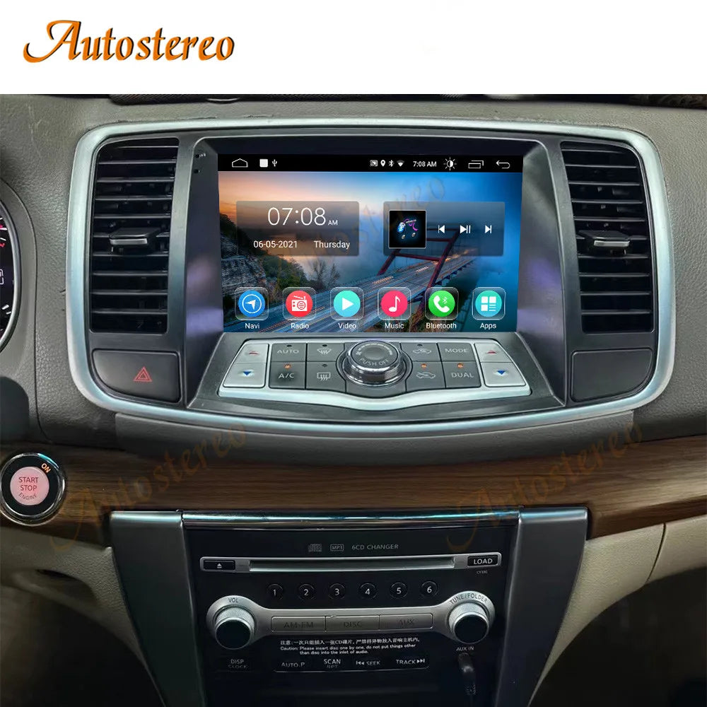 4G LTE 128GB Android14 For NISSAN Teana 2008-2012 Touch Screen Car Auto Radio Navigation G