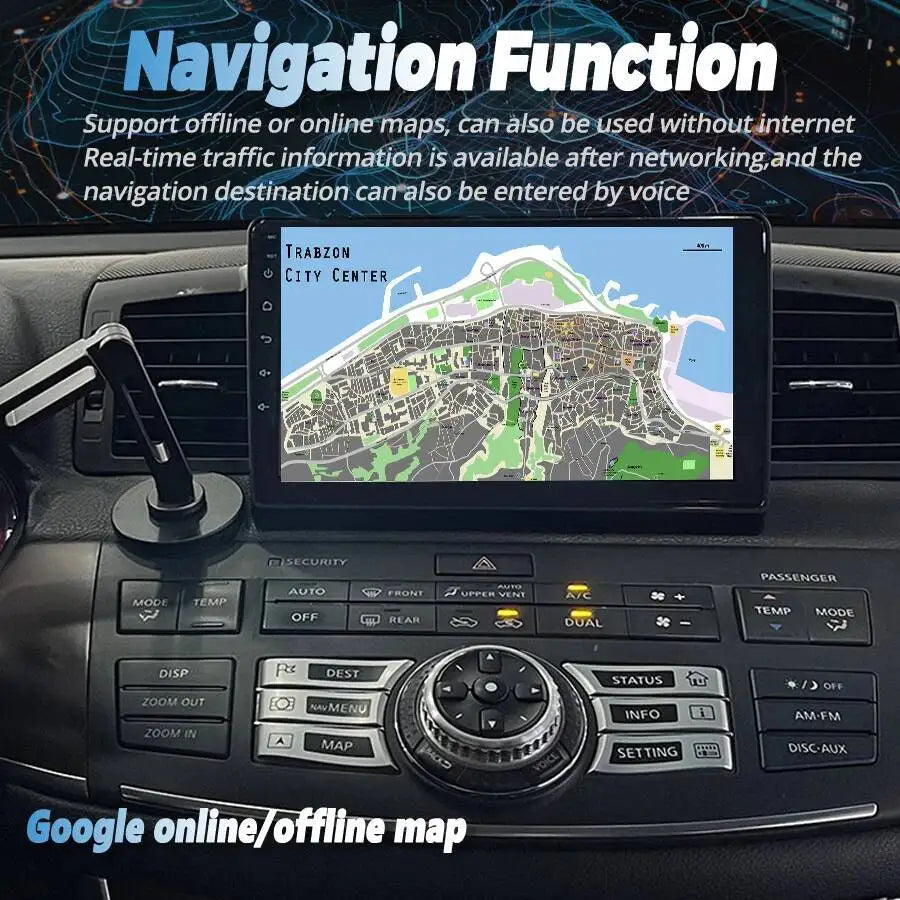 9" Screen For Nissan Fuga 2005-2010 Car Radio Android Auto Carplay Multimedia Player Audio | AUTOKITSHOP