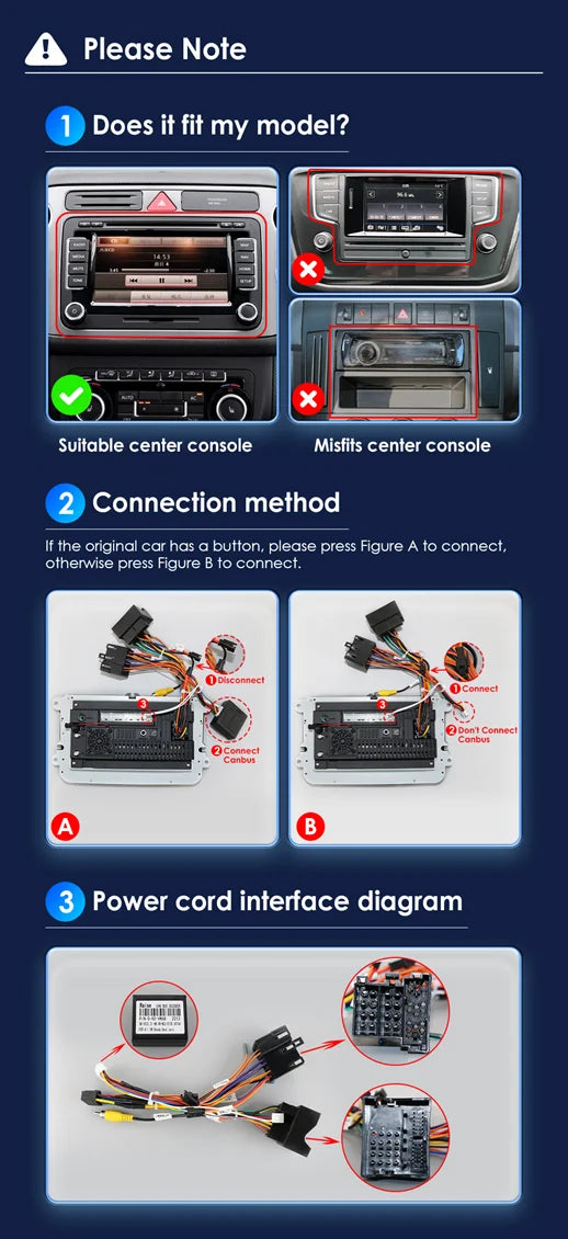 BQCC 7" Android 13 Octa Core Car Player Mirrorlink Carplay WIFI GRS For Volkswagen VW CC Passat B7 Polo Golf 5 6 Jetta mk5 mk6