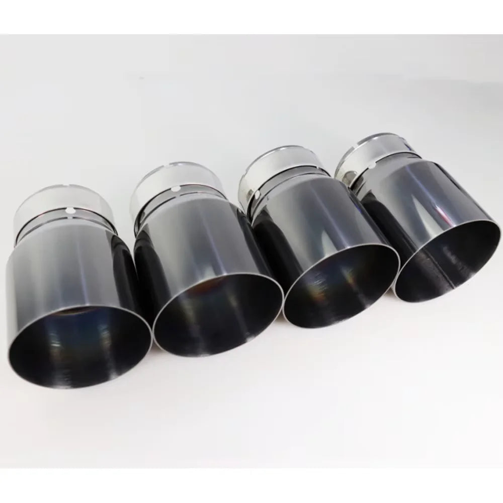 4 Pieces Stainless Steel Exhaust Tips For BMW F87 M2 F80 M3 F82 F83 M4 Direct Fi for BMW F82 F87 F83 - Automotive LED Li