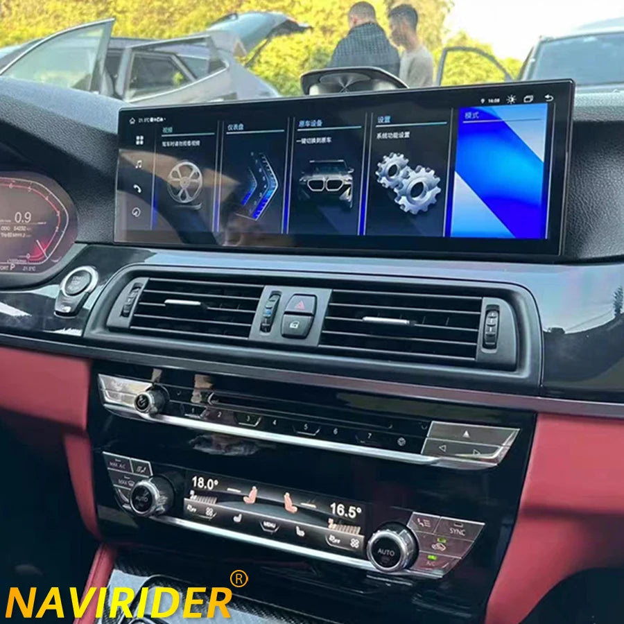 Car Multimedia Player GPS DSP Navigation 14.9" For BMW 5 Series F10 F11 F18 2011-2017 NBT  | AUTOKITSHOP