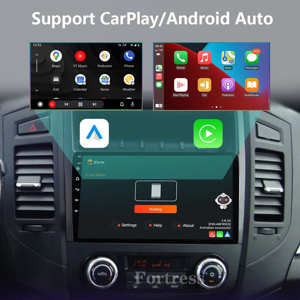 Android 16 For Mitsubishi Pajero 4 V80 V90 2006 - 2014 2K QLED Android Car Radio Multimedi