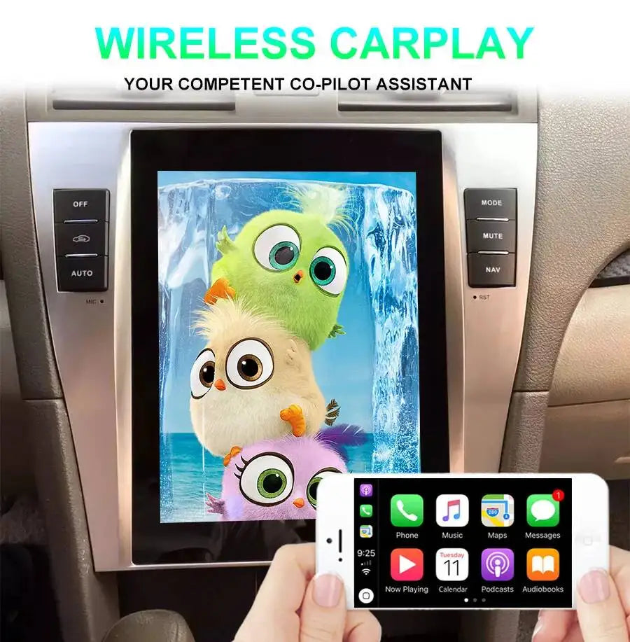 10.4" Car Radio Autoradio For Toyota Camry 2008-2012 Screen Android Carplay Auto Stereo GP | AUTOKITSHOP