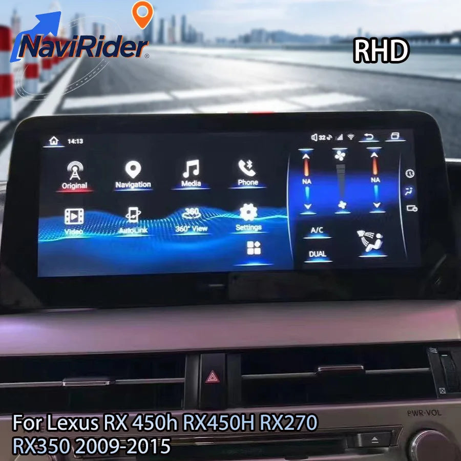 RHD 12.3" Android Head Unit For Lexus RX 450h RX450H RX270 RX350 2009-2015 Stereo Multimed