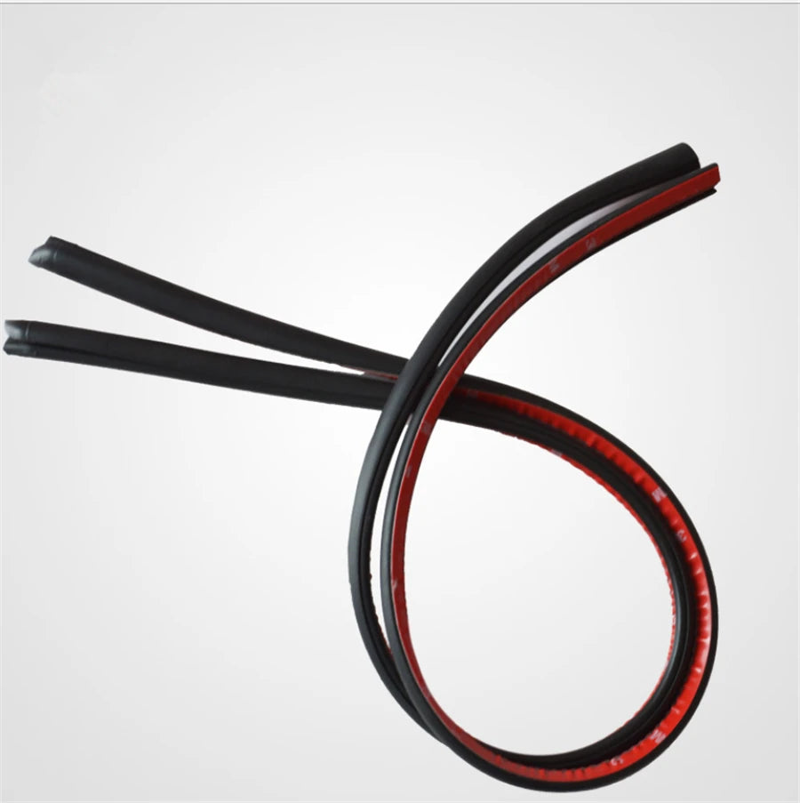 2 X 80cm B Type B Pillar Car Rubber Seal Strip Anti-Noise Dustproof 3M EPDM Rubber Dual Si