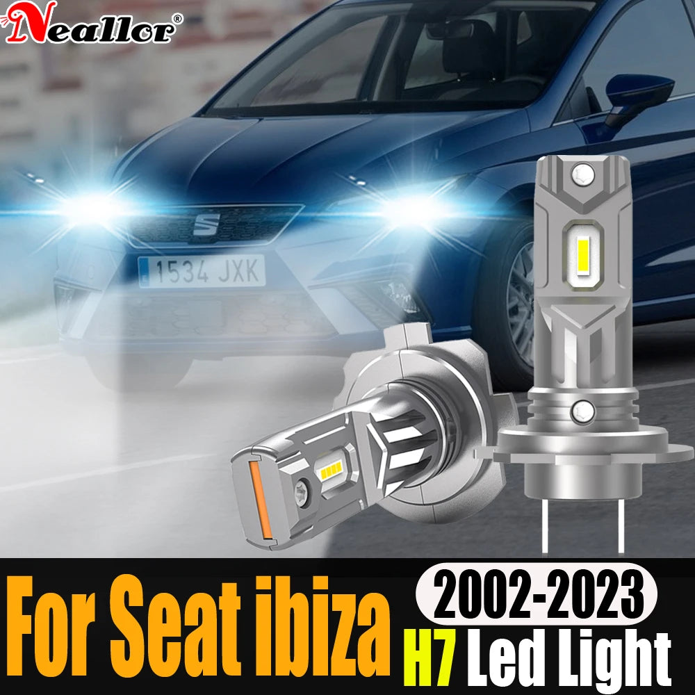 2x H7 Led Canbus No Error Headlight 360 ° Car Bulbs 12v 55w Diode Lamps High Power For Sea