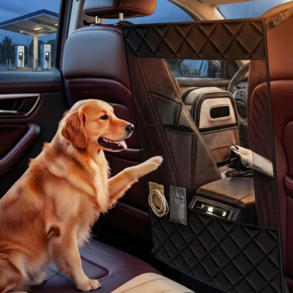 Car Pet Isolation Net Tool-Tool-Optional Divider Sturdy for Road Trips - Automotive LED Light