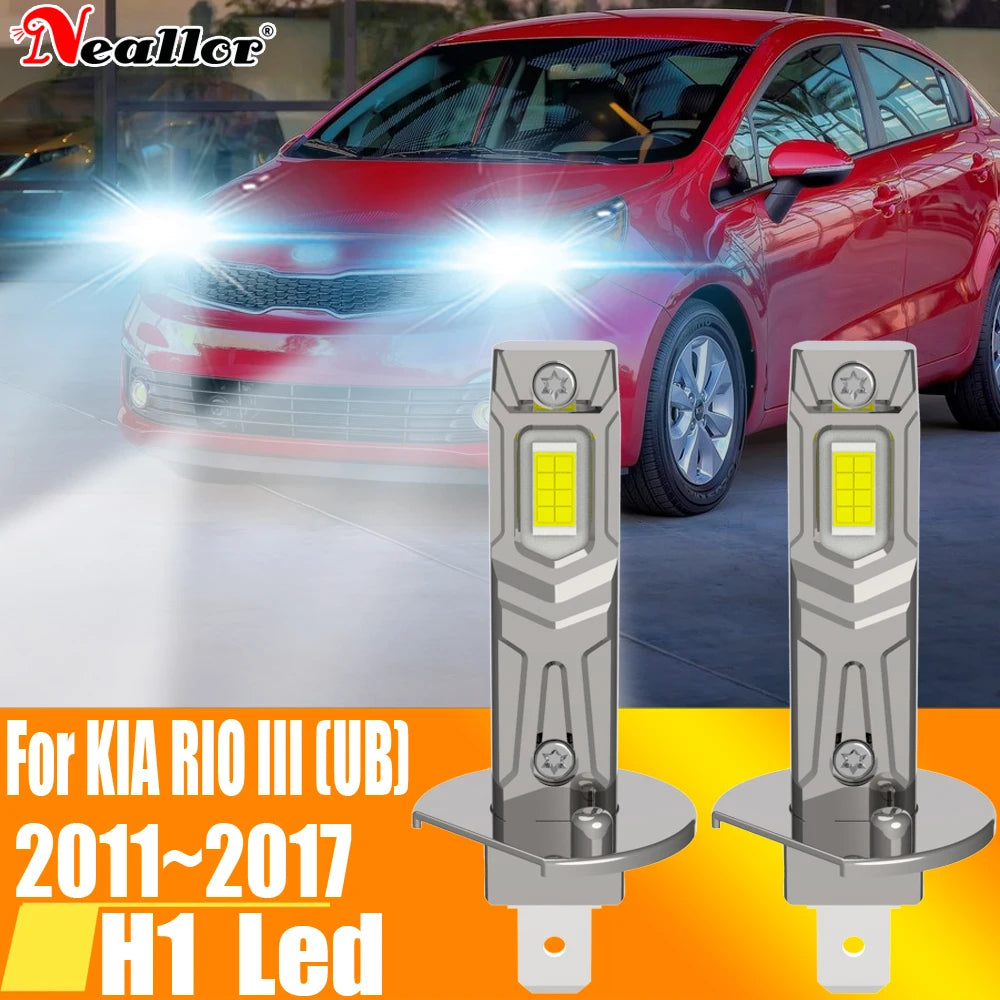 2x H1 Led Light Canbus Bulb Car Headlight High Power Auto Fog Diode Moto Driving Running L
