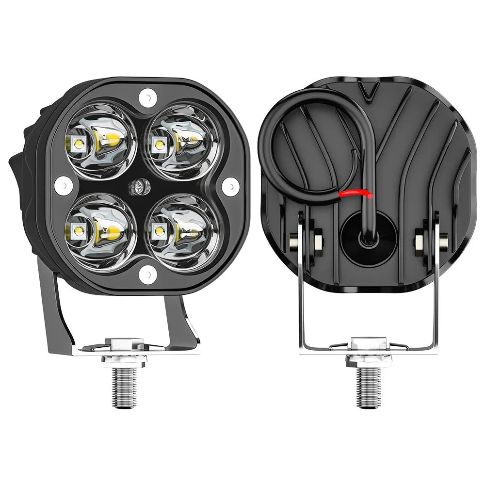 3" Running Lights for Cars Motorcycle Led Bar Fog Lights Headlights Spotlight DRL Pod Lamp