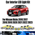 11-Piece LED Interior Light Kit for Nissan Kicks 2016-2020 - Canbus Dome Map Door Trunk Bulbs | AUTOKITSHOP