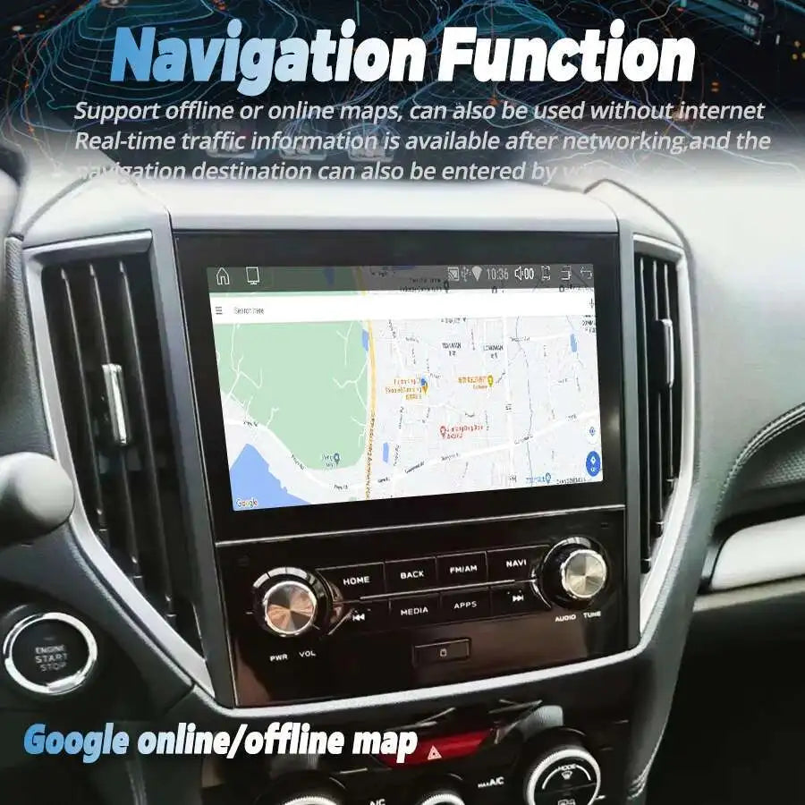 8 Inch For SUBARU Forester XV 2019-2024 Android Car Radio Auto Radio Screen Multimedia Vid | AUTOKITSHOP