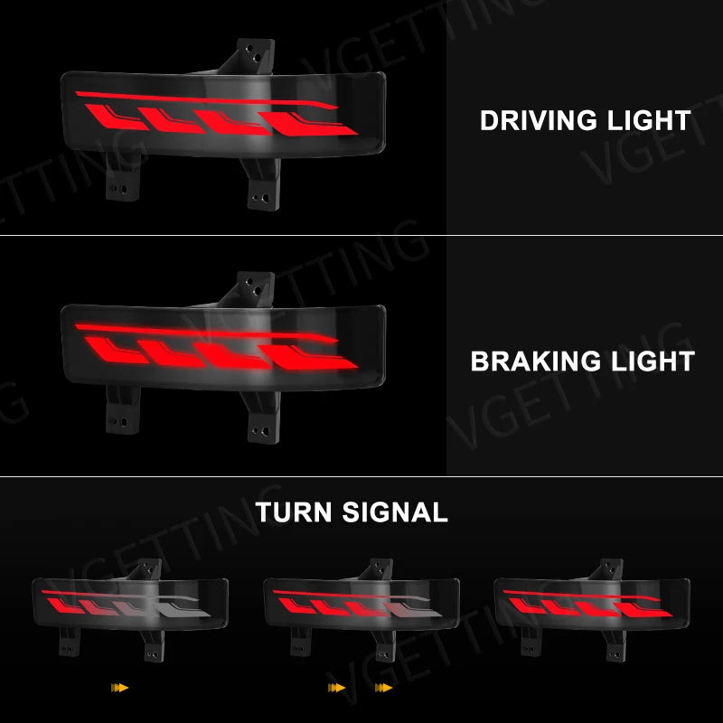 For Honda CRV CR-V 2020 2021 2022 LED Rear Bumper Reflector Light Dynamic Flowing Turn Sig | AUTOKITSHOP