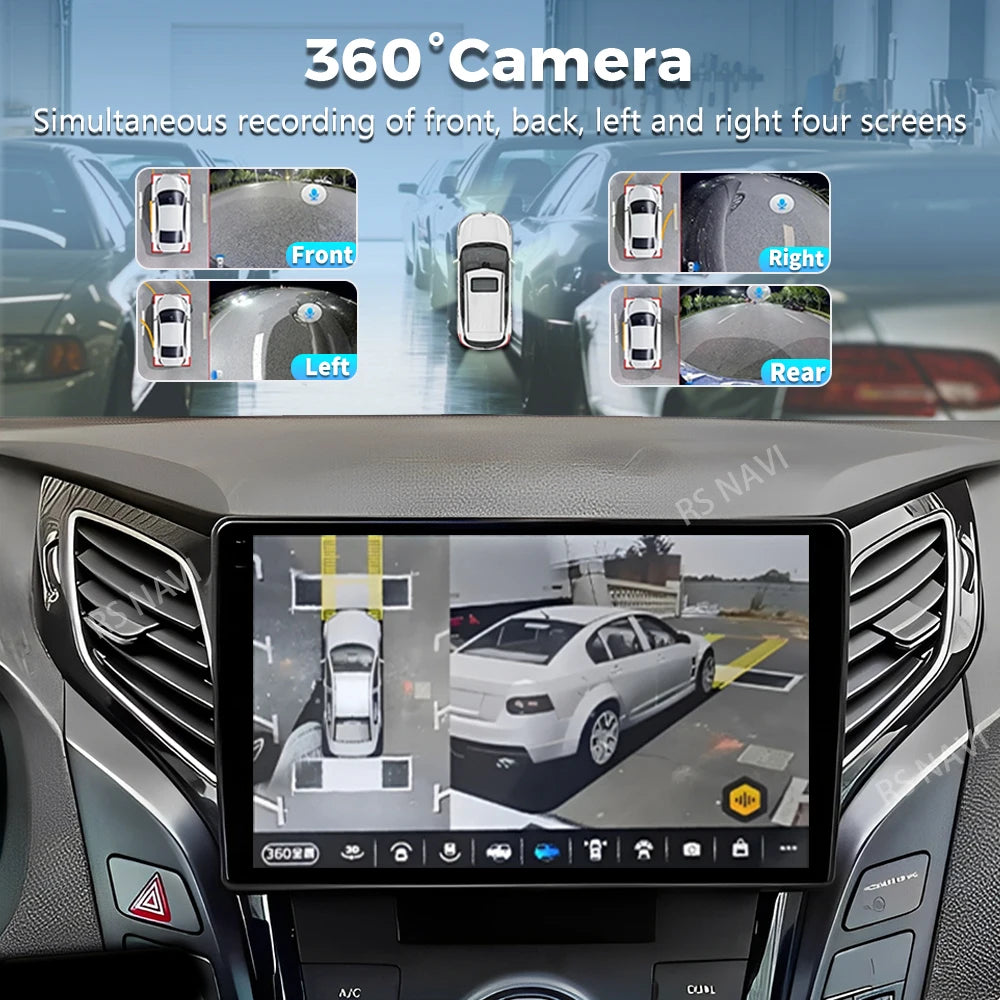 Android 16 For Hyundai i40 2011 - 2019 2K QLED Android Car Radio Multimedia Video Player G
