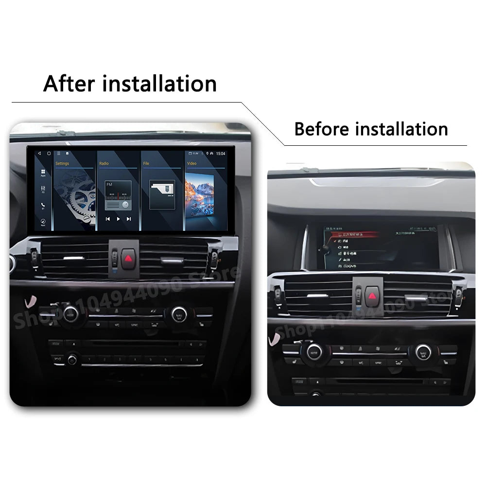 QLED 2400*900P Touch Screen Display for BMW X3 F25 X4 F26 2011 - 2017 CIC NBT System Carpl