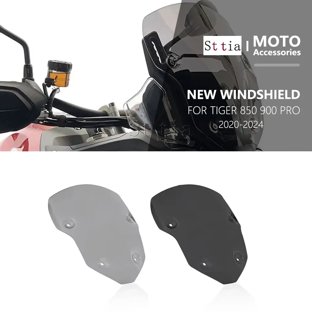 TIGER 850 TIGER 900 New Motorcycle Windshield Windscreen Wind Deflector Sport Screen For Triumph - Automotive LED Light