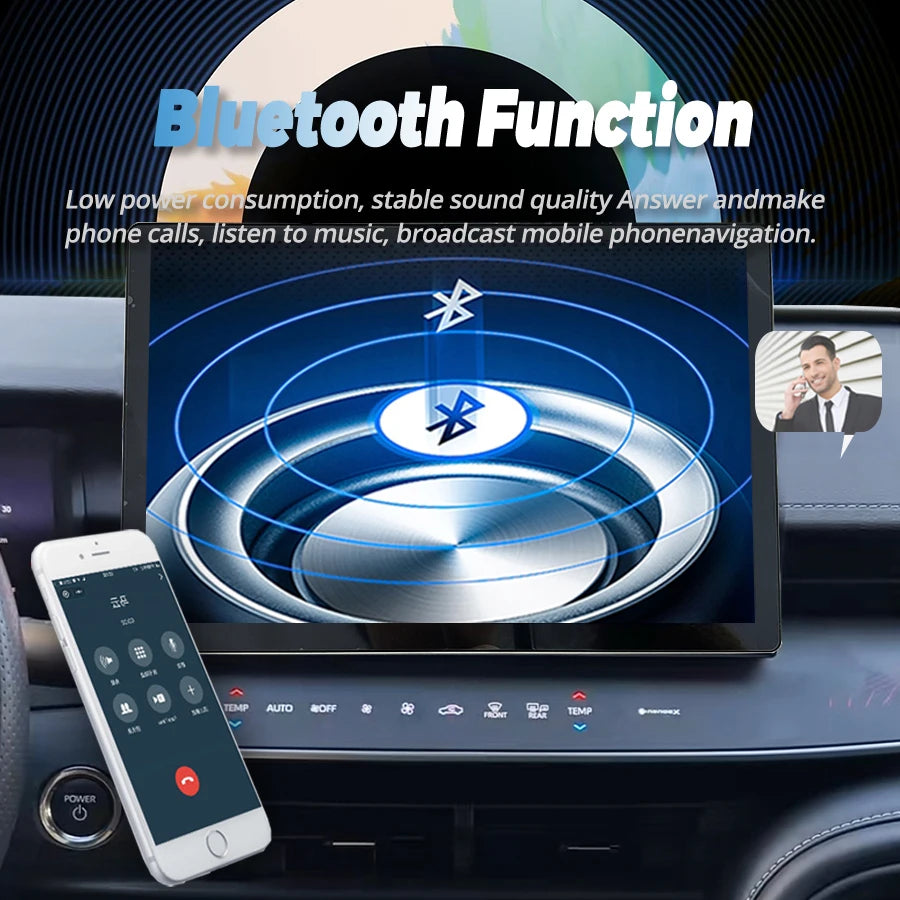 13.3inch Android Head Unit For Toyota Camry 2024 Navigation 4G WiFi Car GPS Multimedia Vid