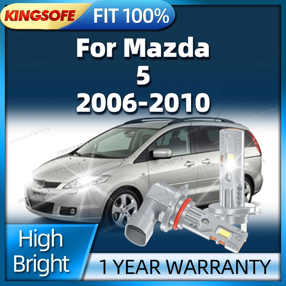 2/4Pcs Led Car Headlight High Bright CSP CHip Bulbs 60000LM H7 HB3 6000K Wireless Lamp For