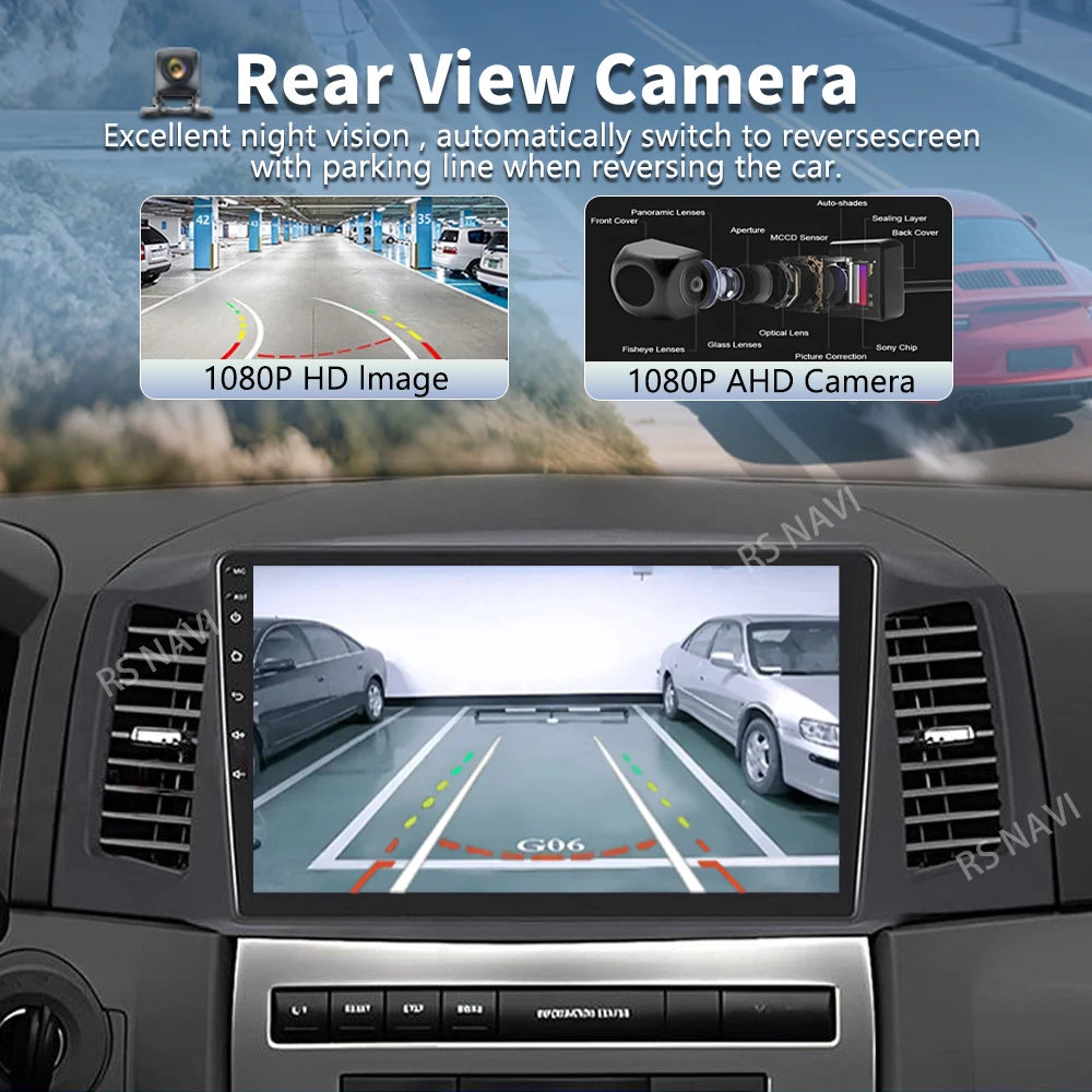 Qualcomm Android 16 For Jeep Grand Cherokee 2005 - 2007 2K QLED Android Car Radio Multimed
