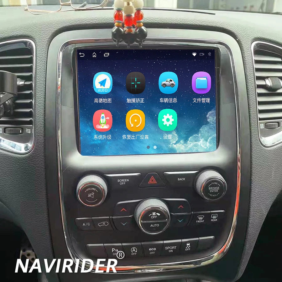 Navigation 8.4" Android 15 Wireless Qled Screen Multimedia Video Player GPS Radio For Dodg