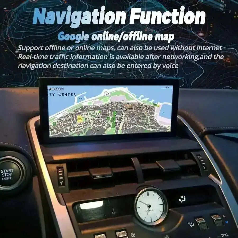 Stereo AHD Multimedia Video Player For Lexus NX NX200 NX200T 300h 2014-2016 Android 15 Car | AUTOKITSHOP