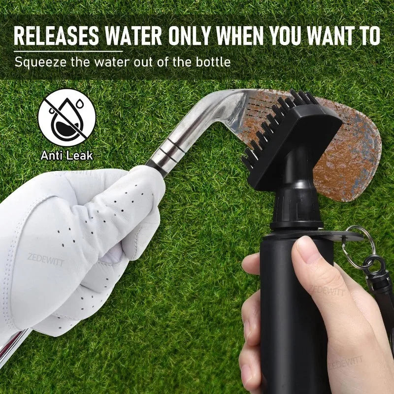 Durable Golf Club Brush Groove Cleaner With Snap Clips Golf Club Cleaner Tool Golf Accessories F - Automotive LED Light