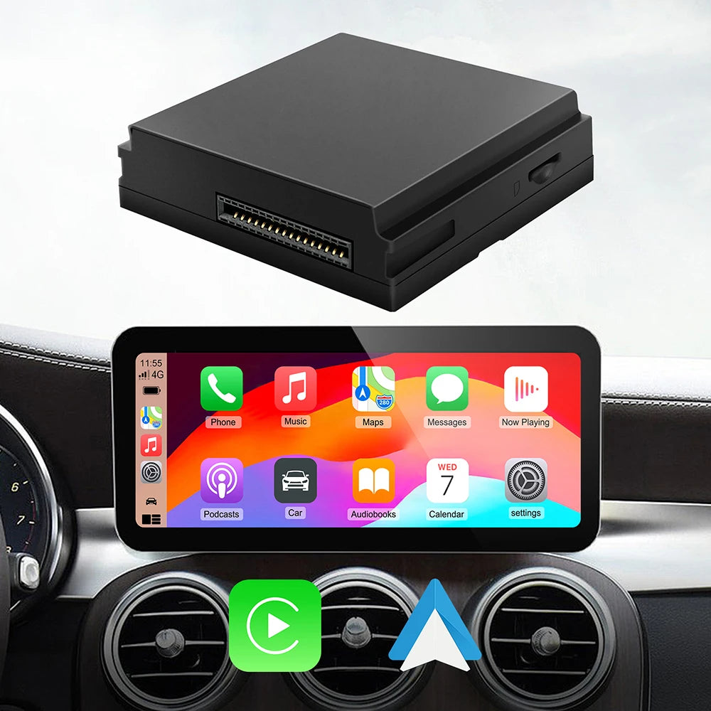 upgrade Wireless Carplay Android Auto A B C E G GLA CLA GLK ML Class For Mercedes NTG4.5 B | AUTOKITSHOP