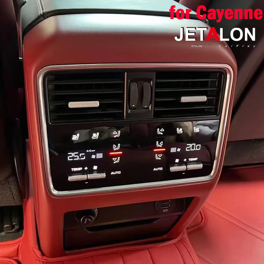 Rear Seats Air Conditioning Panel For Porsche Cayenne 2024 LCD Climate Control Panel No Pr