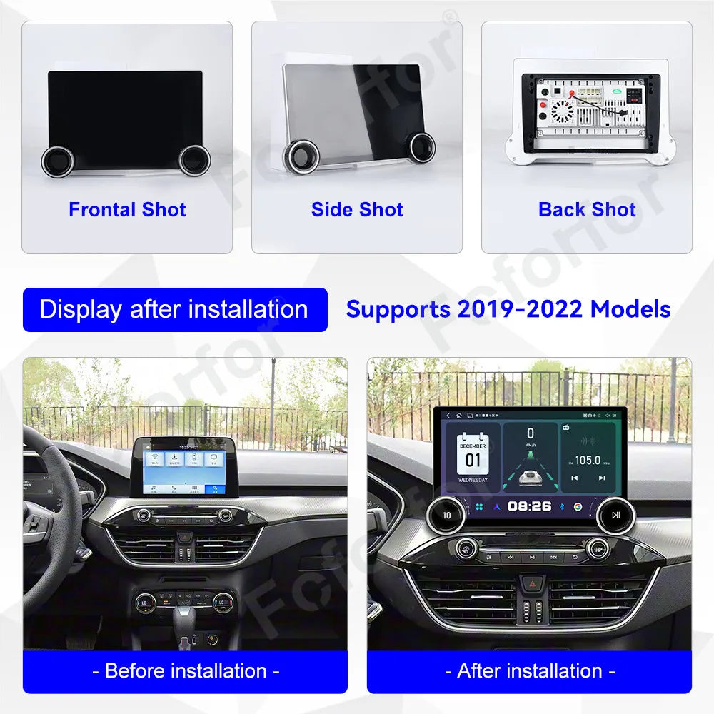 Multimedia HD Touch Screen Car Stereo Android 15 11.5 Inch Wireless CarPlay GPS Navigation