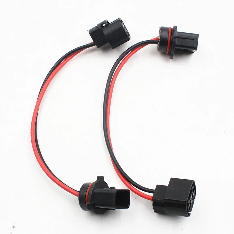 2x Car 5202/H16/2504/PSX24W Female Socket Connector Adapter To P13W Male Socket Adapters H