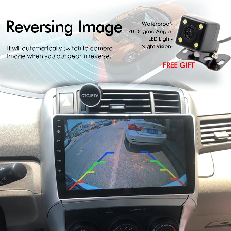 128GB Car Radio Android 14 Touch Screen Multimedia Video Player For Toyota Verso 2010 2011