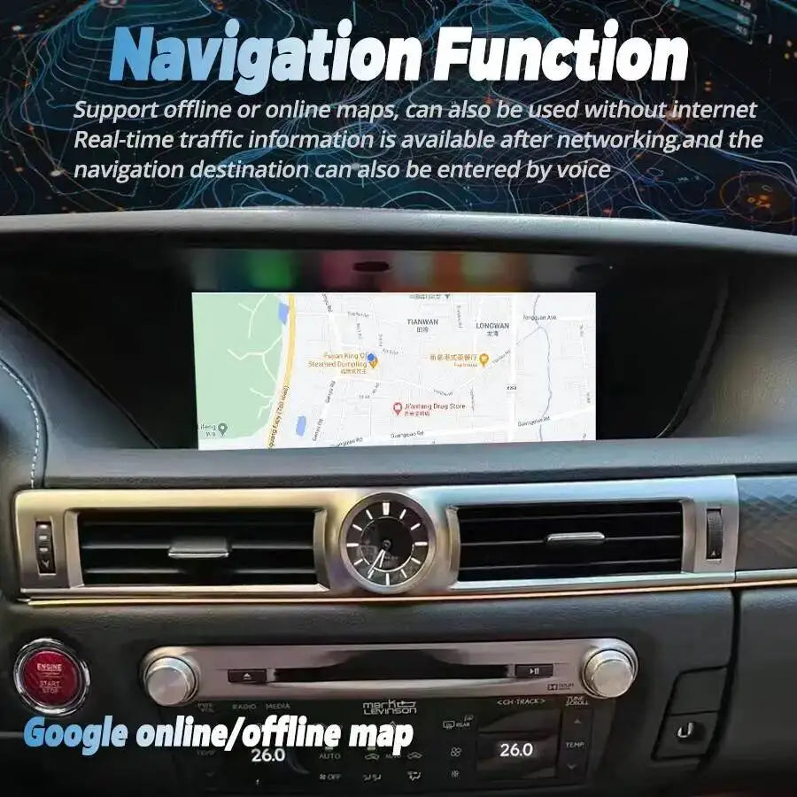 For Lexus Gs350 GS 350 2013-2019 12.3'' Screen Android GPS Multimedia Player Car Auto Radi | AUTOKITSHOP