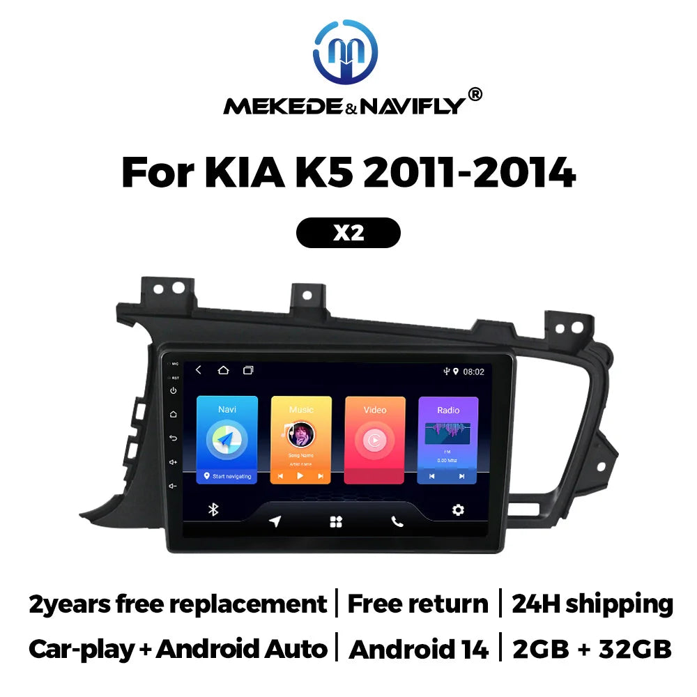 Android 14 Car Radio for Kia Optima 3 K5 TF T 2010 2011 2012 2013 2014 2015 CarPlay Naviga | AUTOKITSHOP
