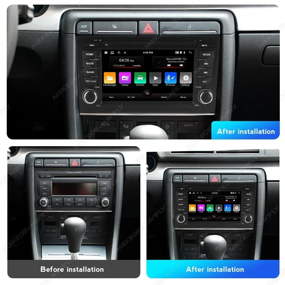 7inch Android Car Radio for Audi A4 S4 RS4 8E 2002-2008 Carplay Auto Video Player GPS Navi | AUTOKITSHOP