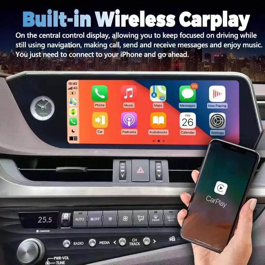 12.3inch Android15 Radio For Lexus ES ES350H ES250 ES350 ES300H 2018-2022 Carplay Car Radi | AUTOKITSHOP