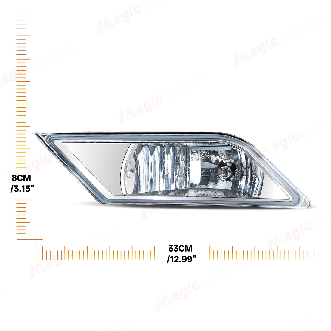 For Honda Odyssey 2011 2012 2013 Fog Lamps DRL Daytime Running Lights Front Bumper Halogen | AUTOKITSHOP