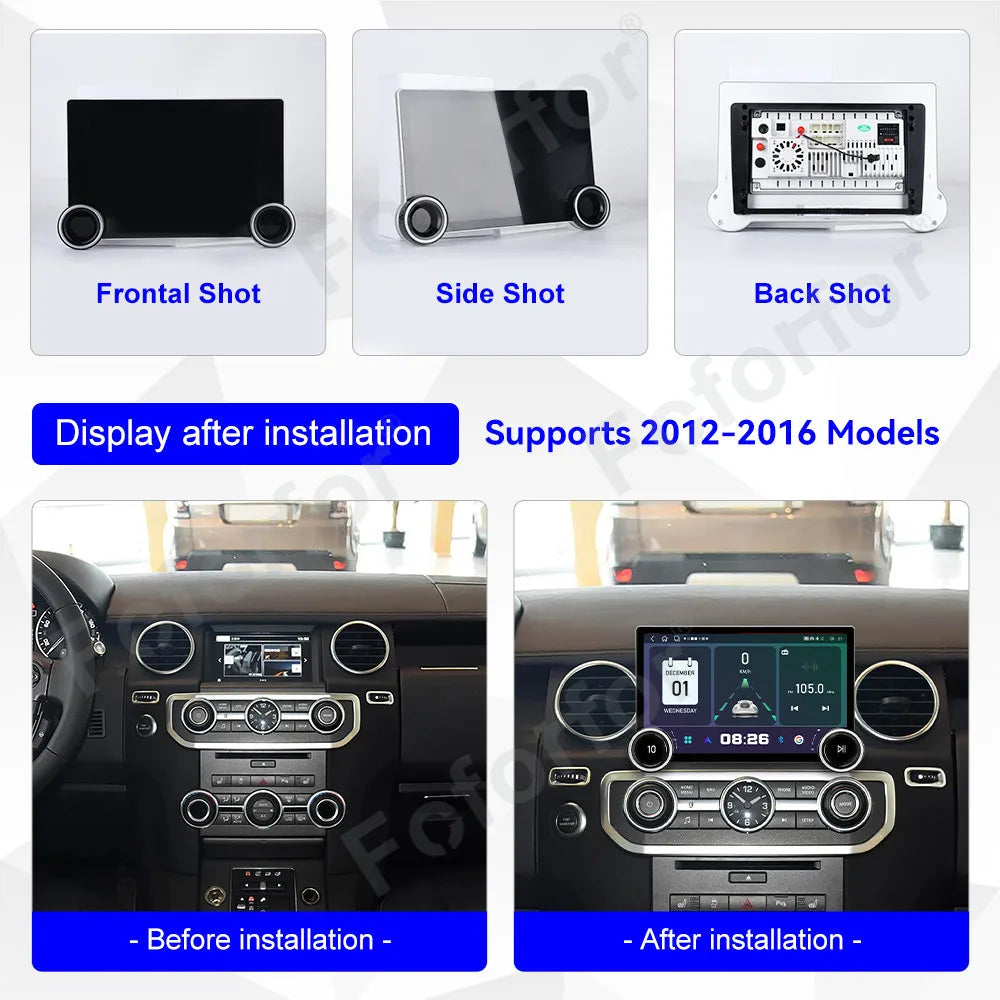 Top Grade 11.5 Inch HD Touch Screen Android 15 Wireless CarPlay GPS Navigation Head Unit F