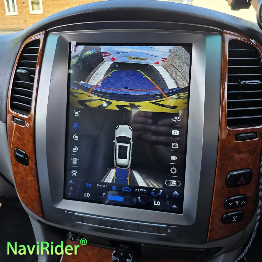 12.1" Screen Android Car Radio For Toyota Land Cruiser 100 LC100 2006-2011 Multimedia Vide