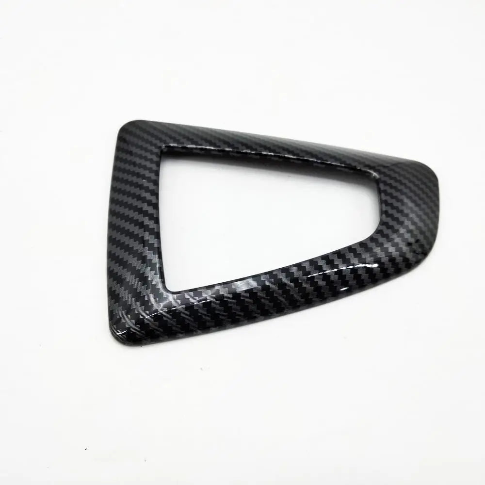 1x Carbon Fiber Look Gear Shift Knob Panel Cover For BMW F20 F22 F30 F32 F34 F36