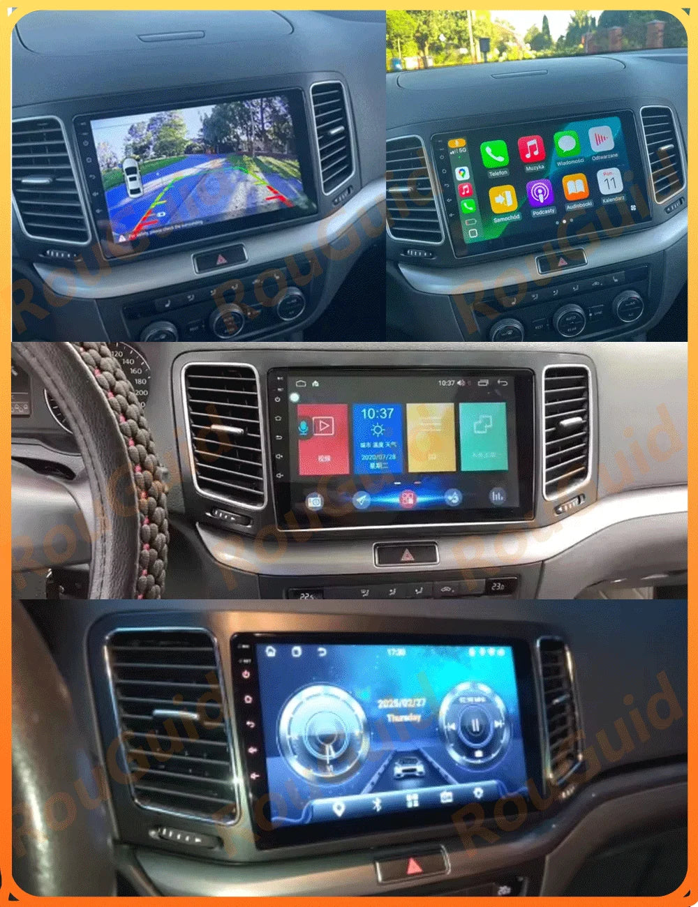 Android 16 Carplay For Volkswagen VW Sharan SEAT Alhambra 7N 2010 - 2022 Multimedia Player | AUTOKITSHOP