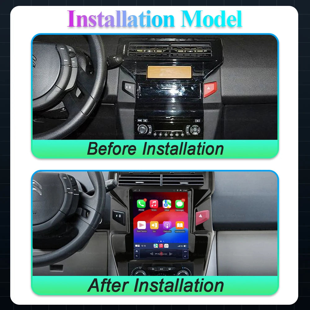 9.7" Car Radio For Citroen C4 C Quatre 2012 2013 2014 2015 2016 Android 16 Multimedia Vide | AUTOKITSHOP