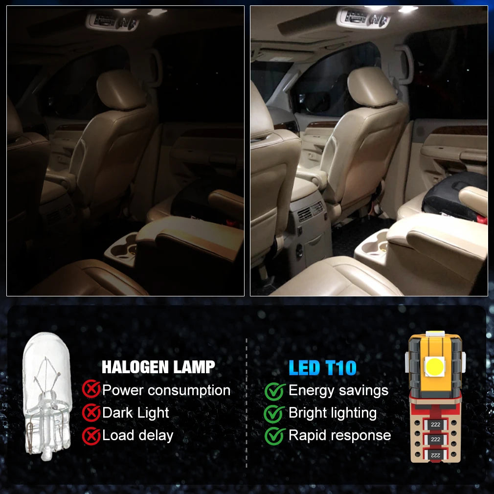 XSTORM T10 LED Light for Car W5W 194 Signal Light Fog Headlight 3030 5SMD Brake Light 3400