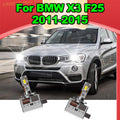 Led Headlight Bulbs 12V Canbus Auto Lights 6000K with Fan For BMW X3 F25 2011 2012 2013 20