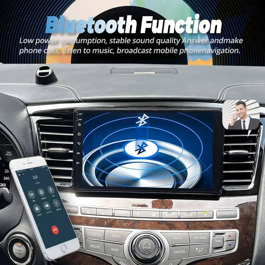 Car Radio CarPlay For Infiniti QX60 JX35 QX50 EX25 2011-2019 GPS Navi Android Auto Stereo