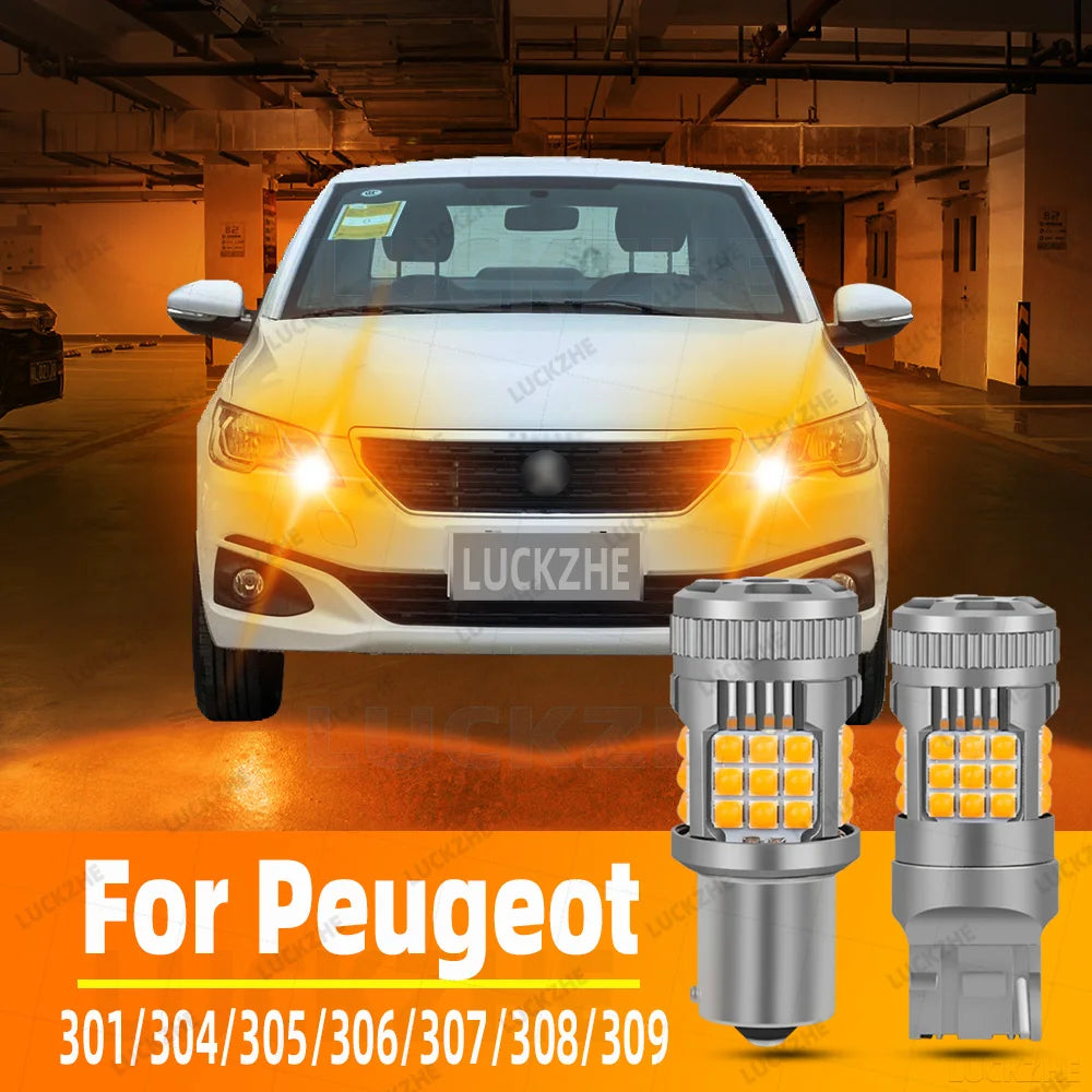 2-Piece LED Interior Light Kit for Peugeot 301/304/305/306/307/308/309 - Canbus Error-Free Bulbs | AUTOKITSHOP