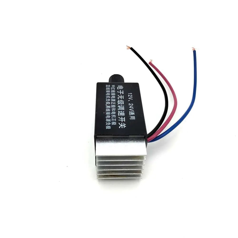 DC 12V 24V Motor Speed Controller Switch Car Truck Fan Heater Control Defroster