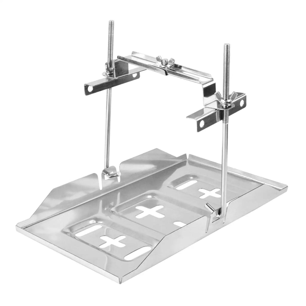 Generic Car Battery Tray Bracket High Performance Car Accessory Practical Battery Hold Down Tray - Automotive LED Light