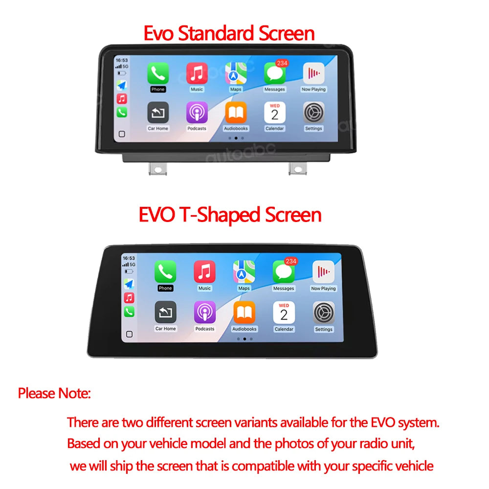 10.25 Wireless CarPlay Android Auto For BMW 1 2 3 4 5 7 Series X1 X2 X3 X4 X5 X6 EVO Syste | AUTOKITSHOP