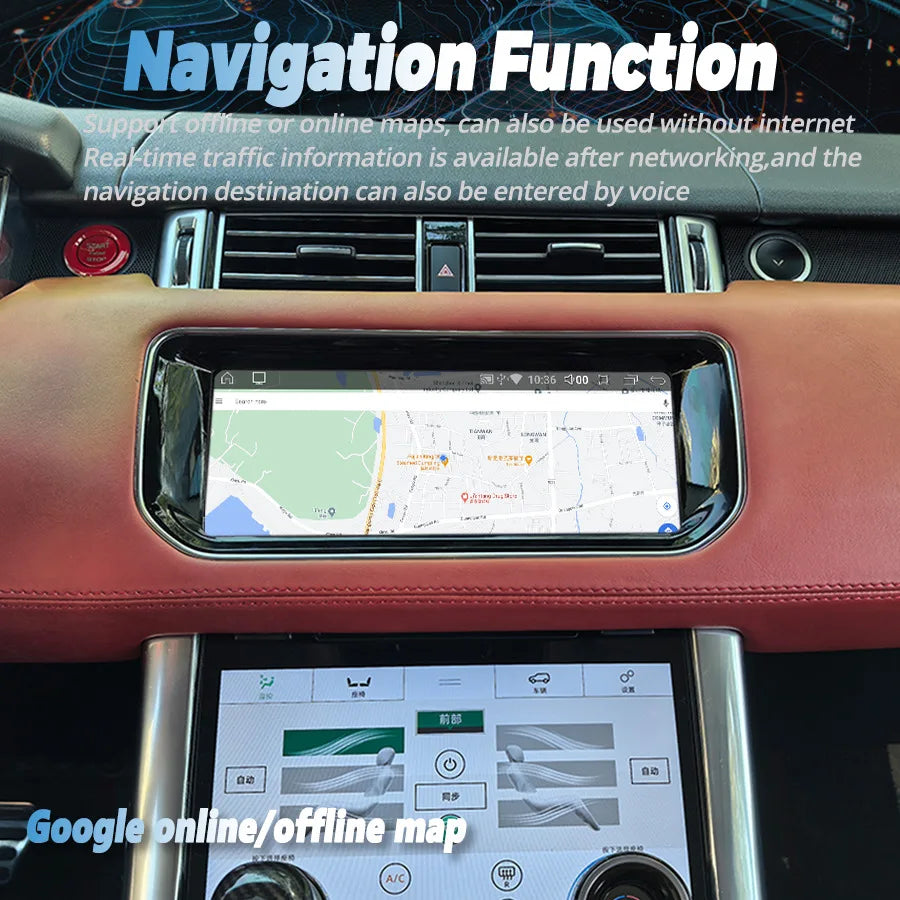 10.25" Android15 Car Radio Dual System For Range Rover Vogue L405 Sport L494 2013-2017 GPS | AUTOKITSHOP